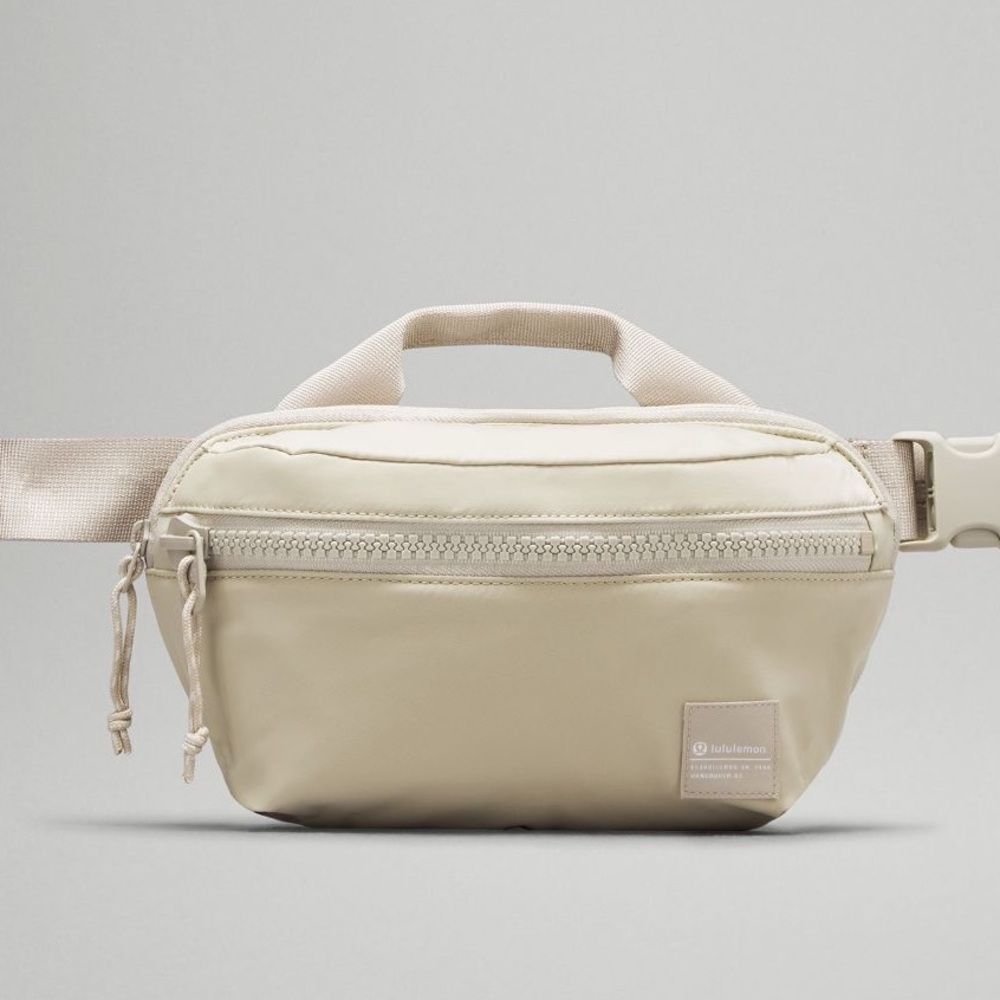 NWT LILULEMON ALL DAY ESSENTIALS BELT BAG FANNY SADDLE RAW LINEN WHITE Opal nwt - Picture 5 of 8